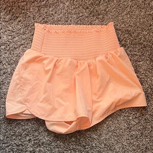 Aerie Coral High-Waisted Women's Shorts